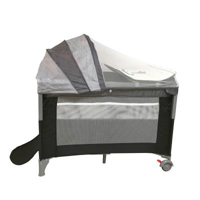 China Traditional Square Baby Travel Cradle Folding Europe Baby Cradle Bed for sale