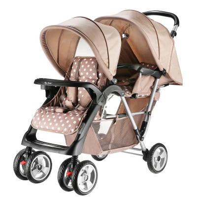 China Fold Twin Baby Stroller Twin Stroller Luxury Twin Stroller Baby Stroller 2 In 1 for sale