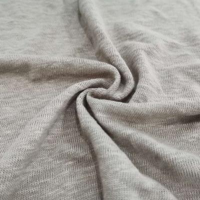 China LK001-100%Linen 180gsm fabrcic sustainable jersey for summer t-shirt for sale