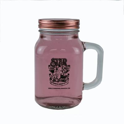 China Modern Honey Beverage Juice and Popular Handle 600ml Wear Resistant Glass Mug, Best Quality for Honey Beverage Juice for sale