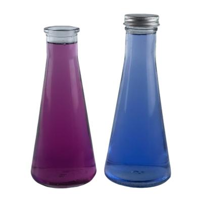 China 350ml Beverage Glass Bottle Modern Customizable Modern Cosmetic Beverage Bottle Glass for sale