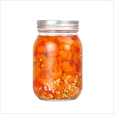 China Fruit Salad Canned Honey Circle Bottle Popular Vacuum Glass Honey Very Good Hot Sale Professional Seal Jar For Fruit Salad Canned Honey for sale