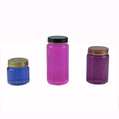 China Professional household products quality assurance factory supply glass jars with lids popular glass jars in bulk for household products for sale