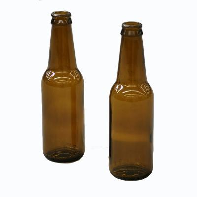 China Eco-friendly Recyclable Customizable Brown Beer Bottle Beer Bottle High Quality Glass Recyclable Glass Bottle for sale