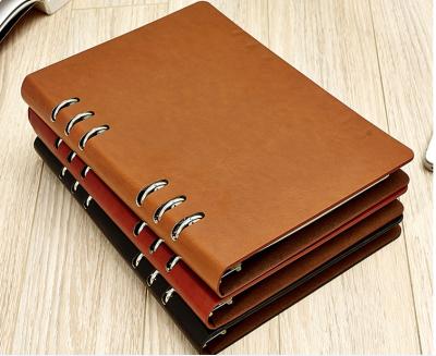 China 2019 waterproof high quality six holes ring personalized notebook printing for sale