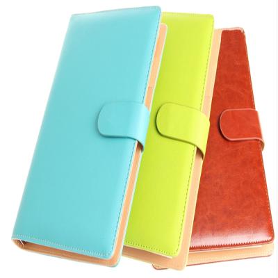 China Eco-friendly Colorful Macaron PU Leather 6 Ring Binder Spiral Customize Notebook Study and Office A5 A6 Notebooks for sale