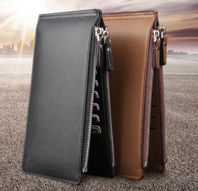 China Personalized Laptops Leather Anti RFID Protected Blocking Credit Card Holder for sale