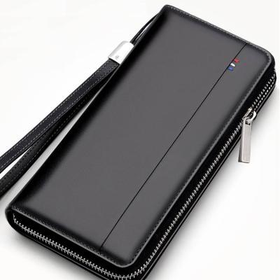 China New Product Waterproof Rfid Blocking Custom Genuine Leather Wallet With Card Holder for sale