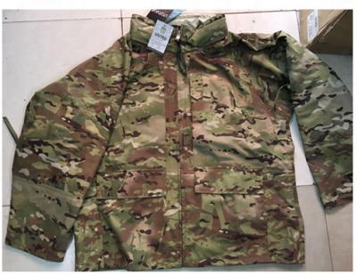 China Breathable OCP Multicam PTFE Membrane Outdoorwaterproof Military Parka for sale