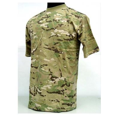 China 100%cotton anti-shrink knitted camouflage t-shirt for sale