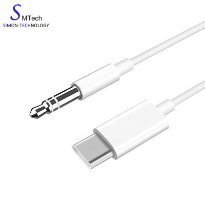 China Soft type aux cable type. male C c to 3.5mm cellphone cable for sale