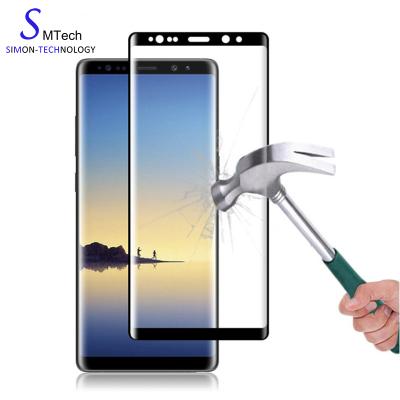 China Anti-scratch Phone Accessories Bubble Free Tempered Glass For Samsung Galaxy Note 9 Note 8 Screen Protector for sale