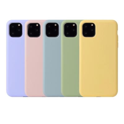 China For iphone 11 11 pro 11 pro Max For pro Max Silicone Rubber Phone Case Real Microfiber iPhone 11 11Pro 11 phone case for iphone 11 for sale