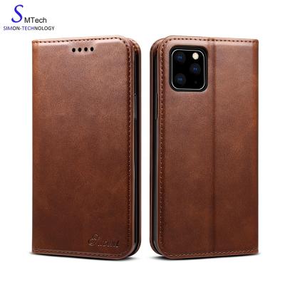 China 100% Eco-friendly 2019 New Products PU Leather Phone Case Luxury Card Holder Phone Case For iPhone 11 Wallet Case for sale