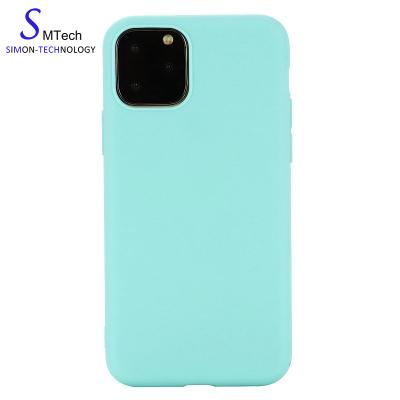 China Candy Ultra Thin Matte Silicone Case 2019 For Apple Iphone 11 Silicone Rubber Phone Case for sale