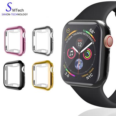 China Good Protection For Apple Watch Case Cover The Full 40mm 44mm For Apple Watch Protective Bumper Cover for sale