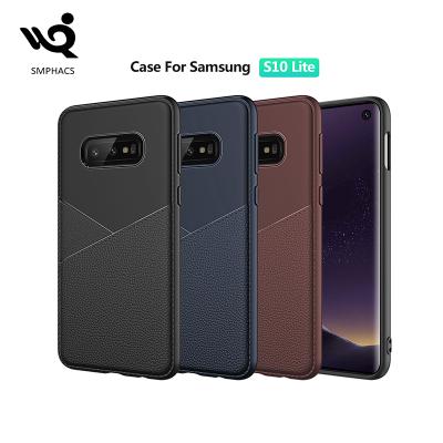 China For Samsung galaxy s10 lite Classic Business PU Leather TPU Back Cover For Samsung Galaxy S10 Lite Case for sale