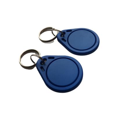 China Hot Selling Nfc Blue Key Cheap Price Tag IC Key Chain IC Smart Card MINI TAG Rfid Key Chain for sale