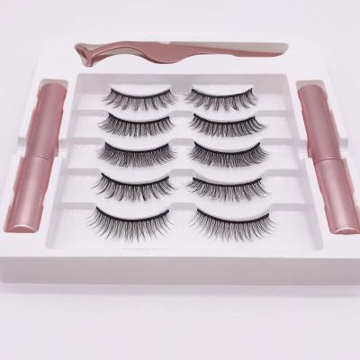 China Full Lashes Magnetic Eyeliner, Symb Wholesale Private Label Hand Made Magnetic False Eyelashes With Eyeliner for sale