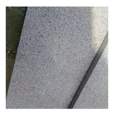 China Modern Chinese Impala Black Granite Slabs And Tiles With Bush Hammered Surface for sale