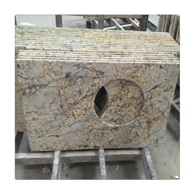 China Contemporary Chinese Granite 36x36 Flower Tile Flower Granite Slabs Golden Price for sale