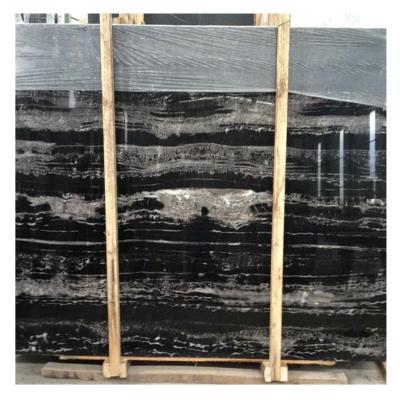 China Modern Black Marble With Silver Veins Foshan Marble Office Flooring 800x800 for sale