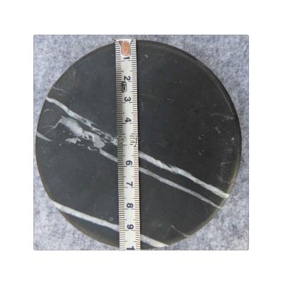 China Modern White Vein In Black Marble Non Slip Slabs Stone Wall Home Exterior Stone for sale