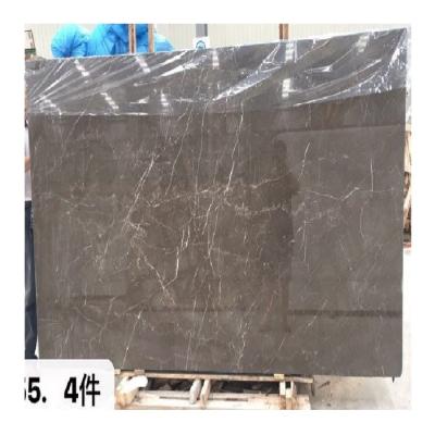 China Pulpis Rustic Brown Large Marble Slabs Polish Wall Flooring Price for sale