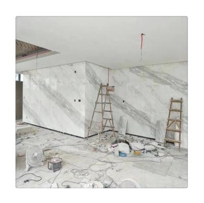 China Modern Venus White Marble Slabs Price of Synthetic Marble Flooring for sale