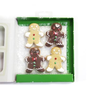 China Factory Sale Sustainable Dog Snacks Handmade Gingerbread Boy Shaped Top Quality High Nutrition Pet Biscuit for sale