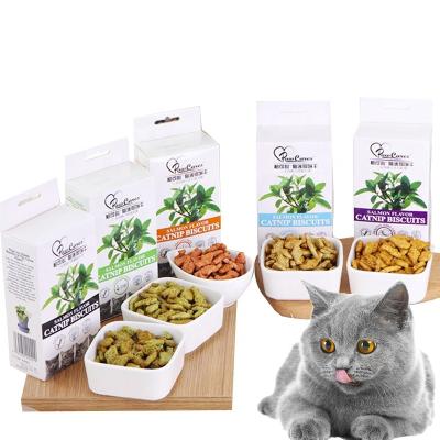 China Product Sustainable Healthy Organic Flavored Hot Catnip Dried Molar Fish Teeth Pet Snacks For Cats Pet Biscuits for sale