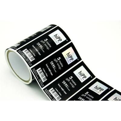 China Synthesis Waterproof Waterproof Paper Bottle Labels Custom Printed Stickers Self Adhesive Labels On Rolls for sale