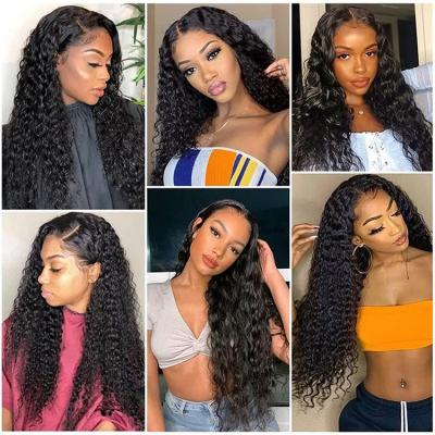 China Jerry Curly Lave Front Wigs 100 Human Hair Curl 4*4 Curl Jerry Hair Wig for sale