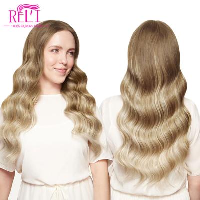 China ALL Cheap Ombre For White Women Factory Wholesale HumanHair Secret Extension No Clips for sale