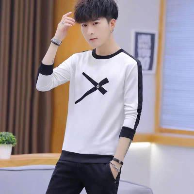 China Casual Wear Wholesale 2020 Fashion Design Stock Spells Men's Hoodie for sale