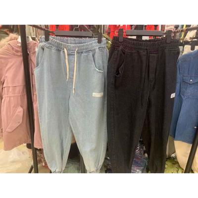 China Cotton Wholesale Mens Trousers Casual Jeans Pants Overstock for sale