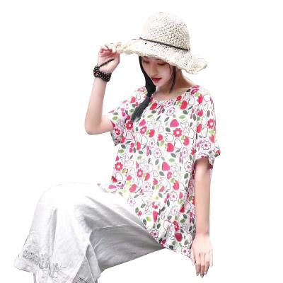 China Casual wear Stocklots garment surplus inventoryshort-sleeved women's shirts with best service and low price for sale