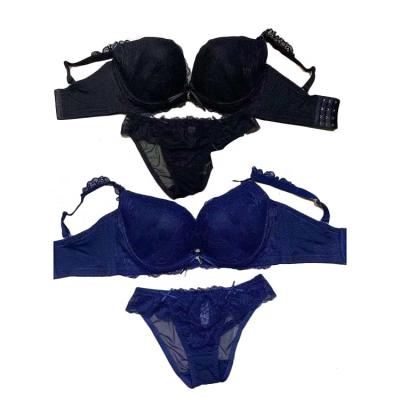 China High quality stock lot lsexy bra set lingerie loungewear bra and panty set bra for running lady for sale