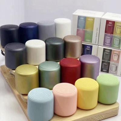 China 2021 Macaron Speaker Inpods Mini Inpods Little Fun BT 5.0 Gifts Phone Function Mini Promotion Radio Active Metal Color Subwoofer Small for sale