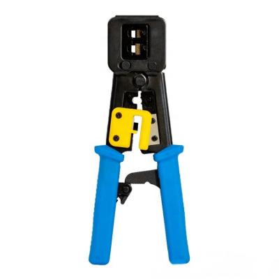 China Durable Crimping ez Pass Through Cat 6 Hand Network Crimper Stainless Steel Network Cable Crimping Tool Cat 5 Crimp Tool for sale