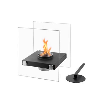 China Bio Indoor Free Standing Ethanol Moving Table Fireplace for sale