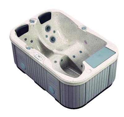 China JAZZI Deluxe Outdoor Massage Hot Tub Freestanding Spa For Sale for sale