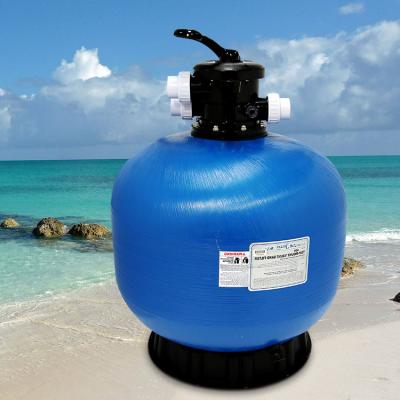 China JAZZI Top - Mount Swimming Pool Water Well Sand Filter With Multiport 1.5INCH/2.0INCH Valve for sale