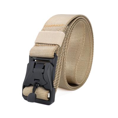 China Wholesale Nylon Belt Tactical Factory Buckle Belts New Next Quick Release Magnetic Webbing Cloth Lock For Men for sale