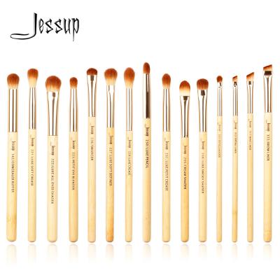 China ODM lleno de bambú del equipo del maquillaje del ojo del sistema de cepillos del maquillaje de Jessup disponible en venta