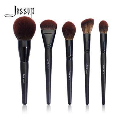 China Aluminium Ferrule Face Makeup Brush Set for sale