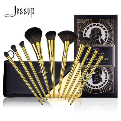 China Geplaatste Borstels van de Jessup10pcs snellen de Koninklijke Iconische Basismake-up de Borstelleveranciers China T317 van de Zakmake-up Te koop