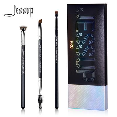 Κίνα Βασικές Makeup βούρτσες Jessup 3pcs που τίθενται με την ξύλινη λαβή σημύδων προς πώληση