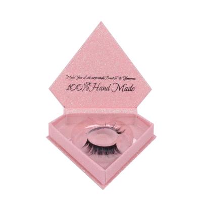 China 3D Mink Lashes Vendor 3D Mink Eyelash Extension Custom Eyelash Top Packing Recyclable Box for sale