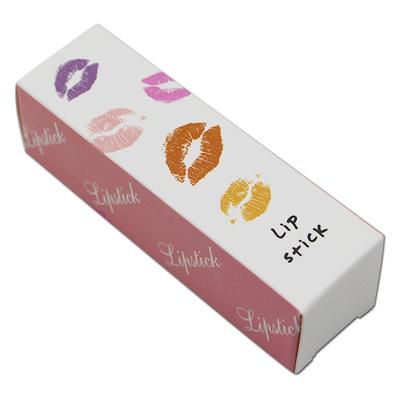 China Hot Selling Recycled Materials Lip Gloss Box Cardboard Lollipop Packaging Kraft Paper Box Lipstick for sale